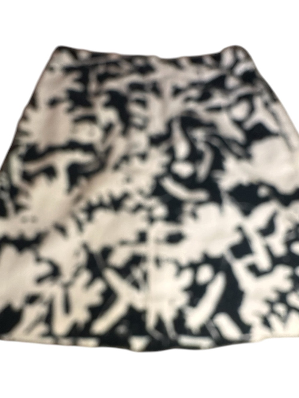 Black & White Abstract Print Women’s Skirt size 6